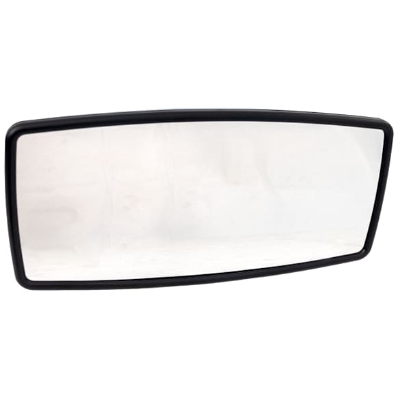 Driver or Passenger Side Mirror Head, Manual Adjust, Non-Heated, Chrome, Fits 2-Piece type Mirrors
