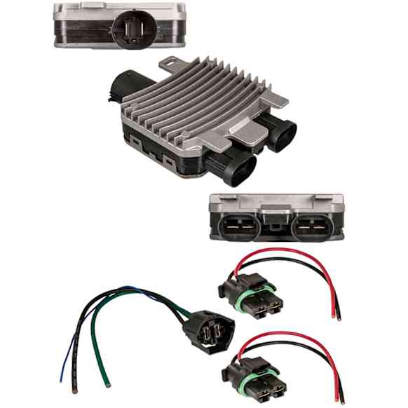 2013 Ford Edge - Cooling Fan Module, 4 Cyl 2.0L, Without Towing Package