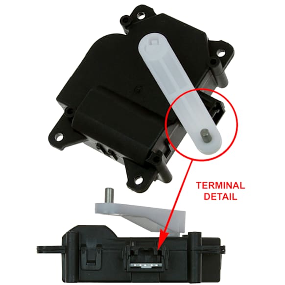 2006 Cadillac STS - A/C Actuator, Actuator Arm Attached