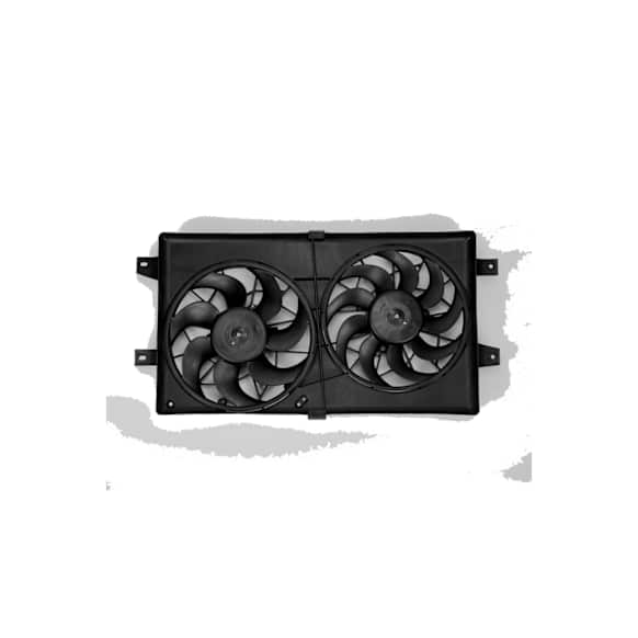 2006 Dodge Stratus - Radiator Fan 6 Cyl 2.7L, Radiator and Condenser Complete Assembly, Dual fan, GPD OE Replacement
