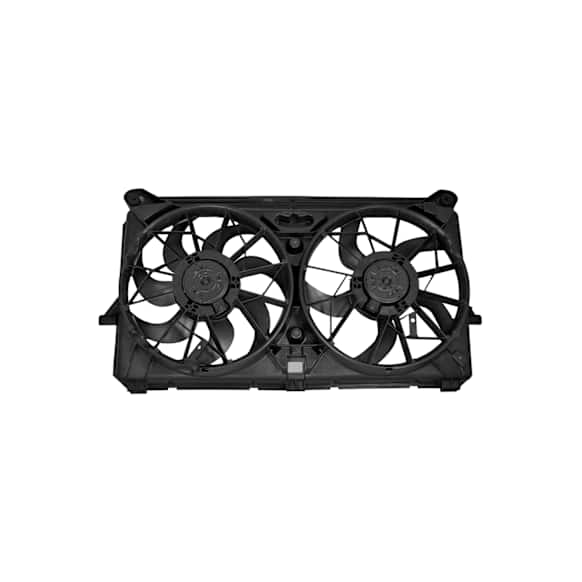 2005 Chevrolet Silverado 1500 HD - Radiator Fan 8 Cyl 6.0L, Radiator and Condenser Complete Assembly, Dual fan, GPD OE Replacement