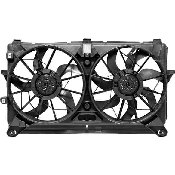 2007 Chevrolet Silverado 1500 Classic - Radiator Fan 8 Cyl 6.0L, Radiator and Condenser Complete Assembly, Dual fan, GPD OE Replacement