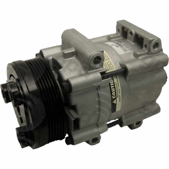 1999 Mercury Tracer - A/C Compressor, With Clutch, 6-Groove Pulley, 2.0L 4Cyl, 65 Series