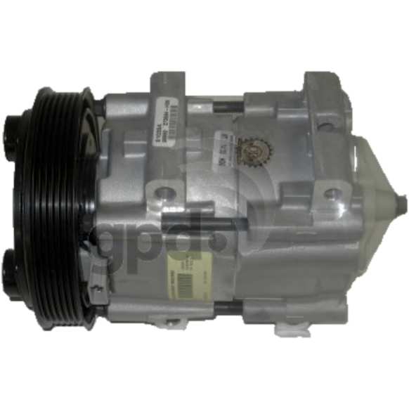 2000 Ford Focus - A/C Compressor, DOHC, engversion: Zetec, With Clutch, 6-Groove Pulley, 2.0L 4Cyl, 65 Series