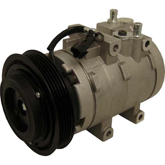 2009 Kia Magentis - A/C Compressor, 5 Groove; Hs17, With Clutch, 5-Groove Pulley, 2.4L 4Cyl, 65 Series