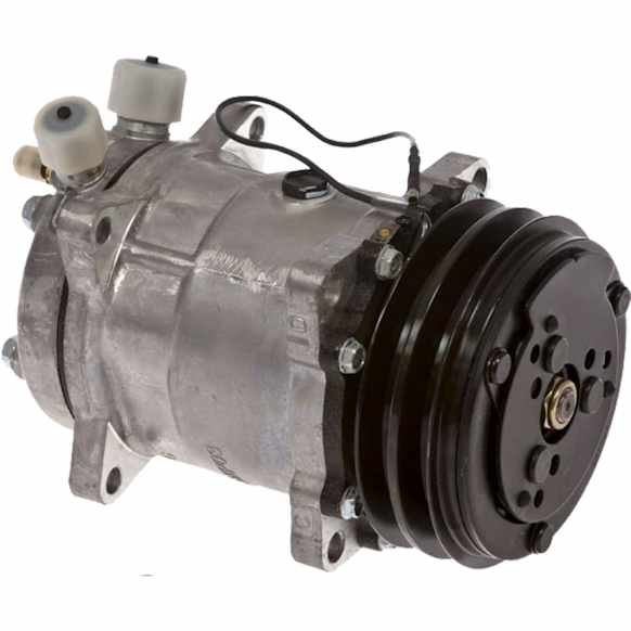 6511550 A/C Compressor, With Clutch, 2-Groove Pulley, 65 Series