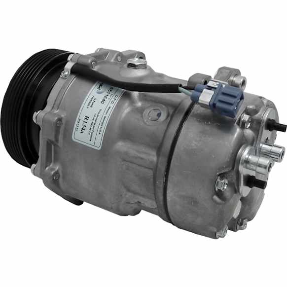 6511640 A/C Compressor, With Clutch, 6-Groove Pulley, 65 Series
