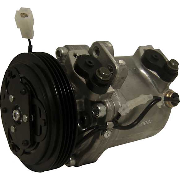 1996 Suzuki Esteem - A/C Compressor, 4 Groove; Seiko Seiki; Ss10V1, With Clutch, 4-Groove Pulley, 1.6L 4Cyl, 65 Series