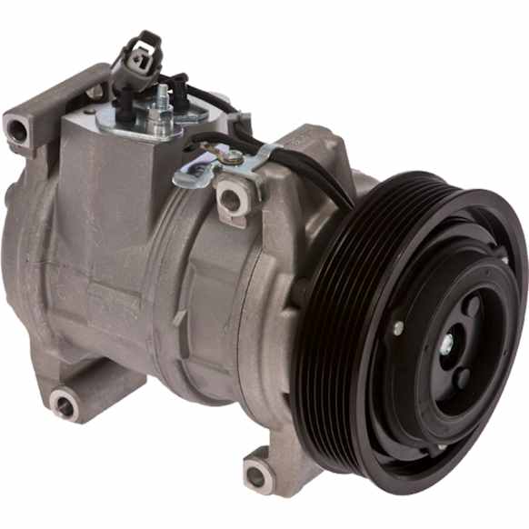 6512109 A/C Compressor, With Clutch, 7-Groove Pulley, 2.4L, 4Cyl, 65 Series