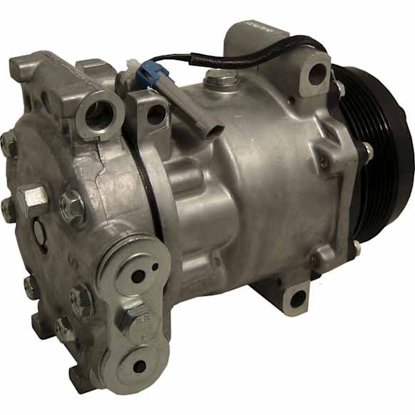 2000 Isuzu Hombre - A/C Compressor, With Clutch, 6-Groove Pulley, 4.3L 6Cyl, 65 Series