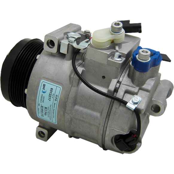 2007 Mercedes Benz CLK63 AMG - A/C Compressor, With Clutch, 6-Groove Pulley, 6.3L 8Cyl, 65 Series