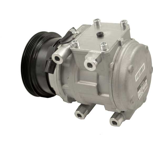 2009 Hyundai Tucson - A/C Compressor, For Vehicles With Doowon Climate Control Systems; 4 Groove; 10Pa15C, With Clutch, 4-Groove Pulley, 2.0L 4Cyl, 65 Series