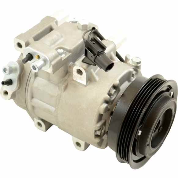 2010 Kia Rio5 - A/C Compressor, 4 Groove; Dkv13, With Clutch, 4-Groove Pulley, 1.6L 4Cyl, 65 Series