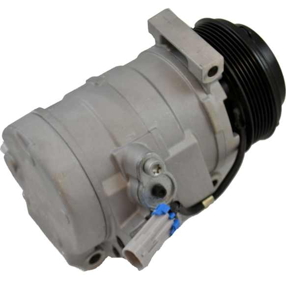 6512800 GPD A/C Compressor, With Clutch, 6-Groove Pulley, 6 Cyl., 4.3L Engine