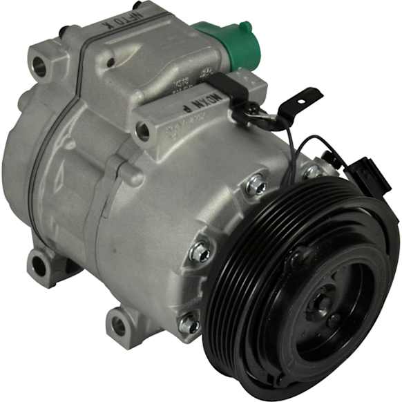 2012 Kia Sorento - A/C Compressor, 6 Groove; Vs18; Without Direct Drive, With Clutch, 6-Groove Pulley, 2.4L 4Cyl, 65 Series
