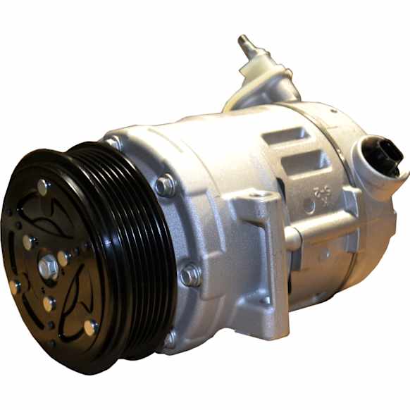 2015 Ford Explorer - A/C Compressor, Turbocharged, 6 Groove; 7Sbh17C, With Clutch, 6-Groove Pulley, 3.5L 6Cyl, 65 Series