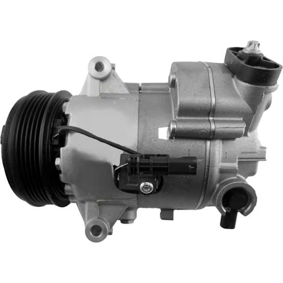 2017 Buick Verano - A/C Compressor, With Clutch, 5-Groove Pulley, 2.4L 4Cyl