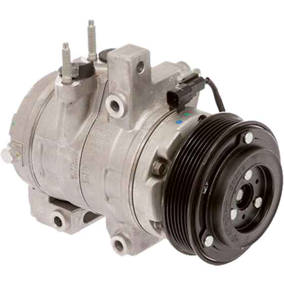 6513043 A/C Compressor, With Clutch, 6-Groove Pulley, 5.0L, 8Cyl, 65 Series
