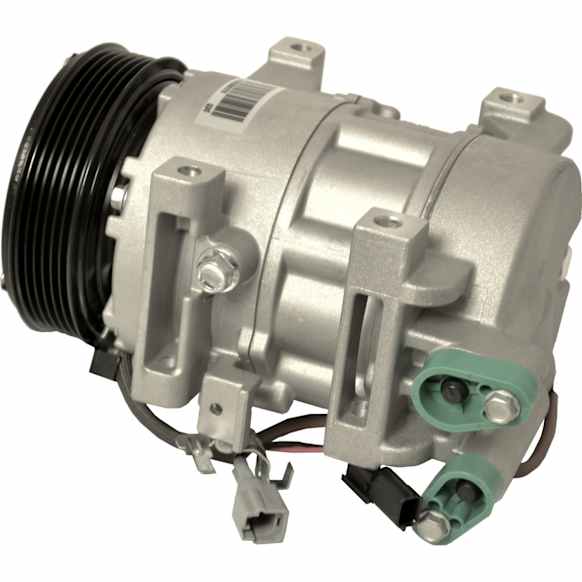 2014 Nissan Rogue - A/C Compressor, 6 Groove; Recommend Replacement Harness 1712339; Vcs14Ec, With Clutch, 6-Groove Pulley, 2.5L 4Cyl, 65 Series