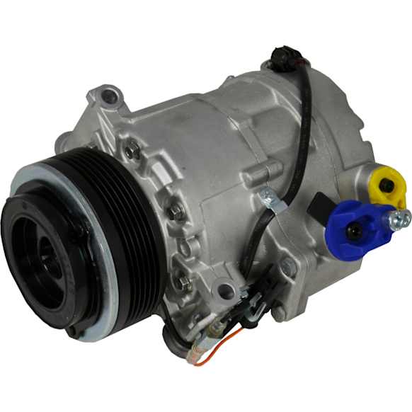 2008 BMW X5 - A/C Compressor, With Clutch, 6-Groove Pulley, 3.0L 6Cyl, 65 Series