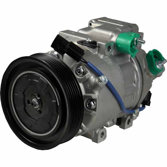 2016 Hyundai Santa Fe - A/C Compressor, With Clutch, 6-Groove Pulley, 3.3L 6Cyl, 65 Series