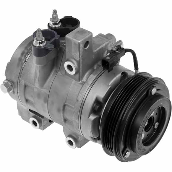 2014 Ford F-150 - A/C Compressor, With Clutch, 4-Groove Pulley, 5.0L 8Cyl