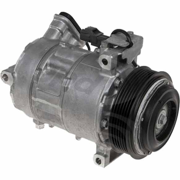 2016 Fiat 500X - A/C Compressor, For R1234yf systems, With Clutch, 6-Groove Pulley, 2.4L 4Cyl, 65 Series
