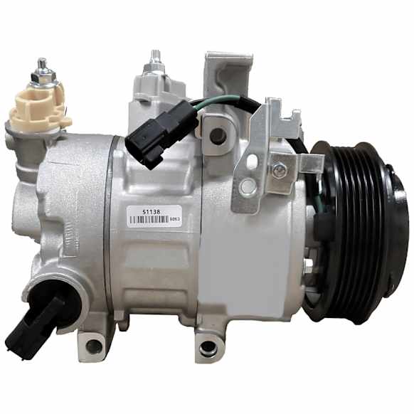 6513444 A/C Compressor, With Clutch, 5.0L, 8Cyl, 65 Series