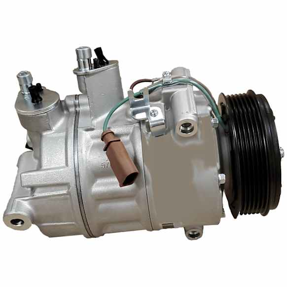 2018 Audi A7 Quattro - A/C Compressor, GAS, With Clutch, 6-Groove Pulley, 3.0L 6Cyl, 65 Series