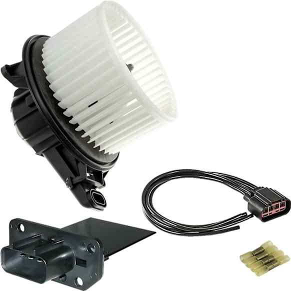2011 Ford F-150 - 3-Piece Kit Blower Motor, With Manual A/C Controls