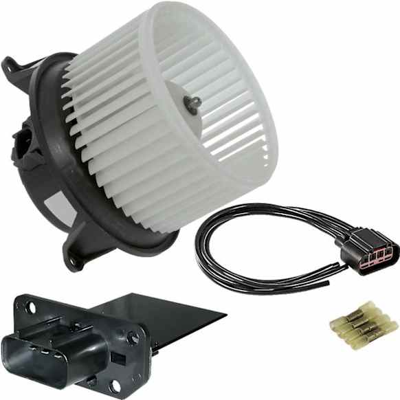 9311246 3-Piece Kit Blower Motor, Includes (1) Blower Motor, (1) Blower Motor Resistor and (1) HVAC Blower Motor Resistor Harness