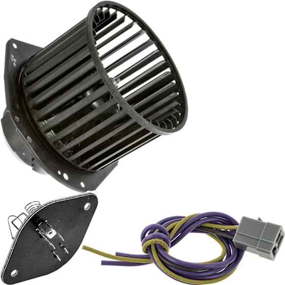 1992 Chevrolet K2500 - 3-Piece Kit Blower Motor, Includes (1) Blower Motor, (1) Blower Motor Resistor and (1) HVAC Blower Motor Resistor Harness