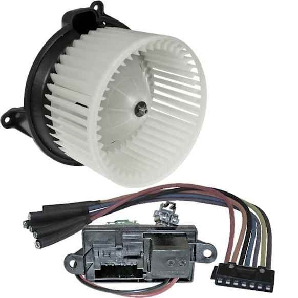9311268 3-Piece Kit Blower Motor, Includes (1) Blower Motor and (2) Blower Motor Resistor