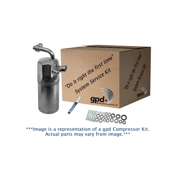9441837 3-Piece Kit Direct Fit A/C Service Kit, 3-Piece Kit, Includes (1) A/C Receiver Drier, (1) A/C Expansion Valve and (1) A/C O-Ring and Gasket Seal Kit
