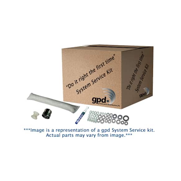 9442807 3-Piece Kit Direct Fit A/C Service Kit, 3-Piece Kit, Includes (1) Drier Desiccant Element, (1) A/C Expansion Valve and (1) A/C O-Ring and Gasket Seal Kit