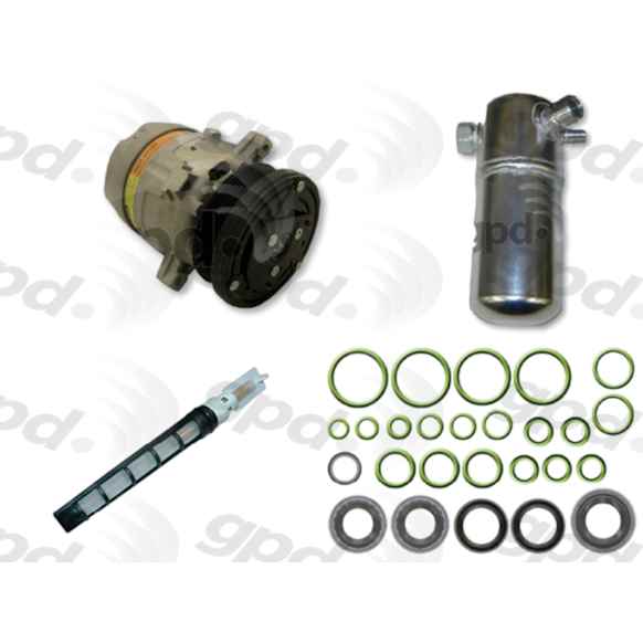 9612203 A/C Compressor, With Clutch, 6-Groove Pulley, 3.1L, 6Cyl