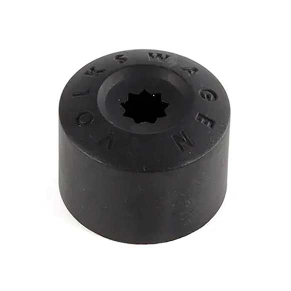 2015 Volkswagen Jetta - Genuine Volkswagen Lug Nut Cover, Lug Bolt Cap (Black)