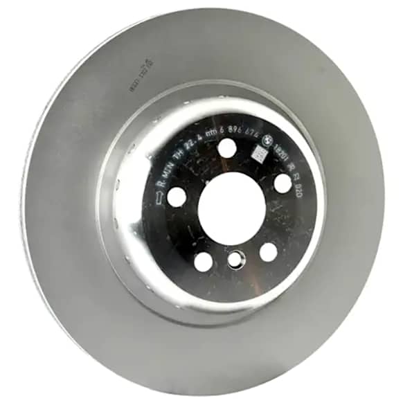 2022 BMW X5 - Rear, Passenger Side Brake Disc, Plain Surface, Only for cars with M Sport Brake (S2NHA) or Red High Gloss M Sport Brake (S3M2A), Genuine BMW