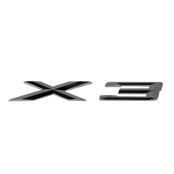 Genuine BMW Emblem "X3" for Hatch - Replaces OE Number 51-14-7-362-473