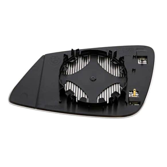 51-16-7-285-004 Passenger Side Mirror Glass, Heated, No Blind Spot Feature