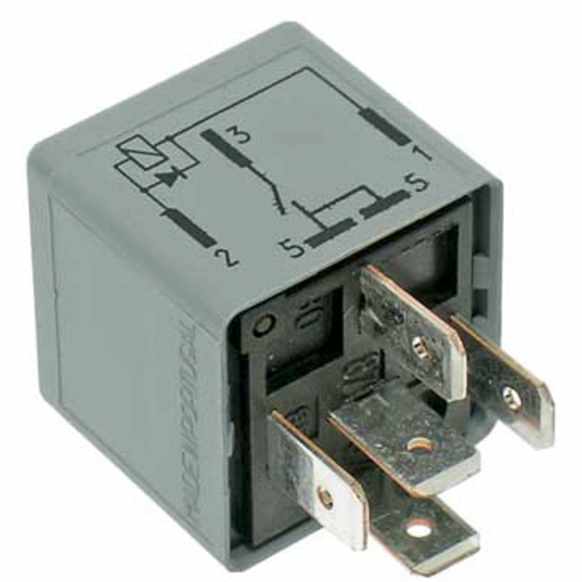Genuine Volvo Multi Purpose Relay (5-Prong) (Grey) - Replaces OE Number 9494424
