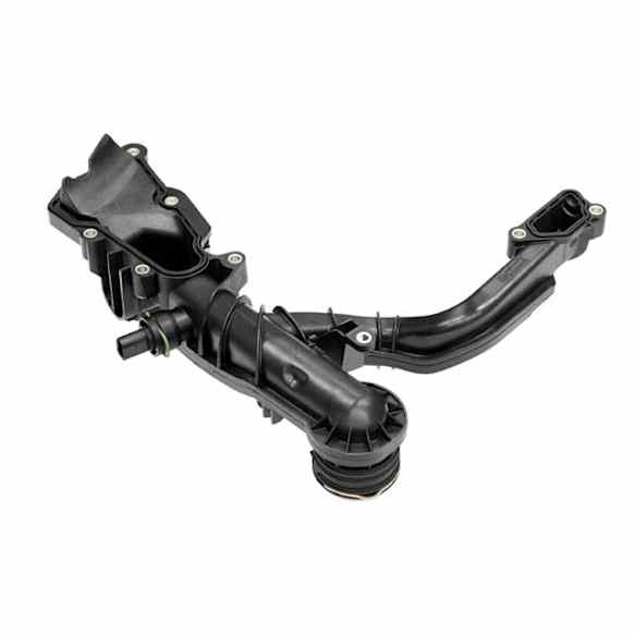 Genuine Porsche Coolant Pipe Assembly Engine to Supply Hose - Replaces OE Number 987-106-508-04