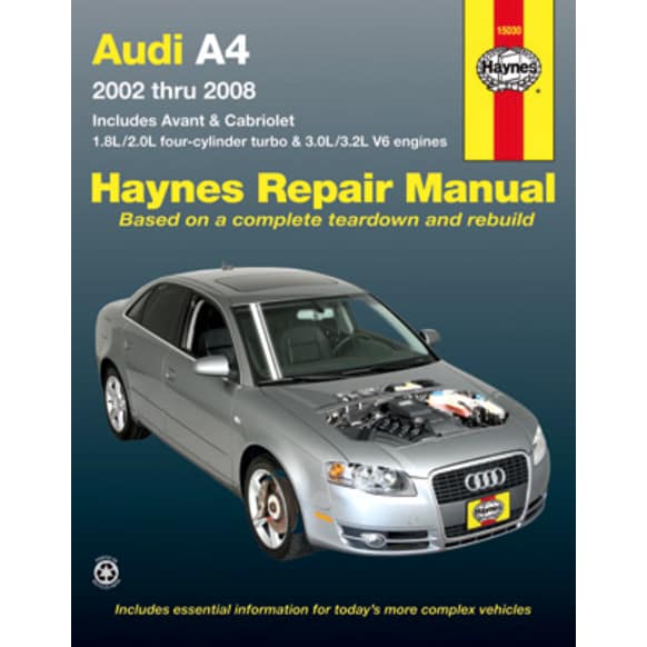 2006 Audi A4 - Repair Manual - Repair manual, Sold individually