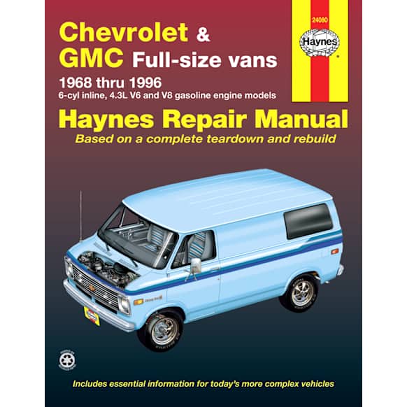 1977 Chevrolet G10 - Repair Manual - Repair manual, Sold individually