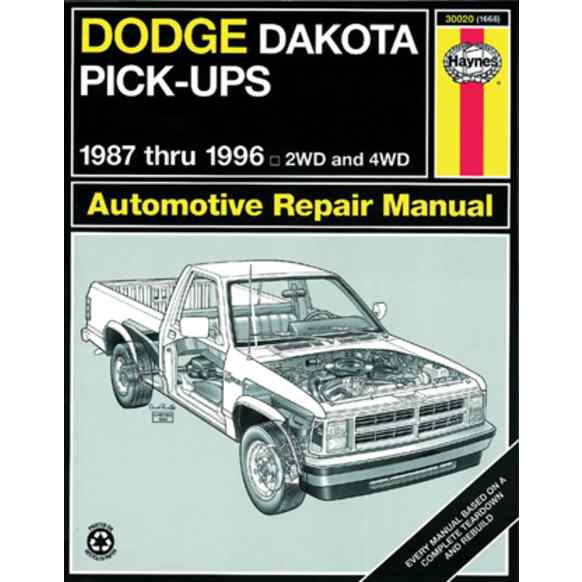 1994 Dodge Dakota - Repair Manual - Repair manual, Sold individually