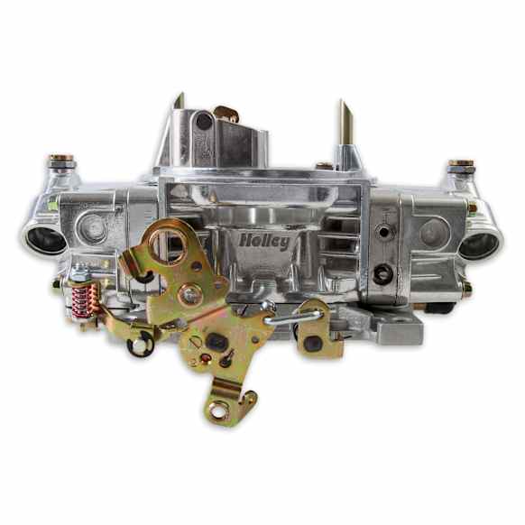 0-4776S  Double Pumper Carburetor-600 CFM-4150-Mech. Secondaries-Shiny-Gas