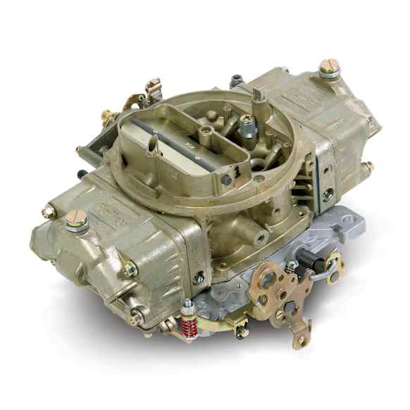 0-4781C  Double Pumper Carburetor-850 CFM-4150-Mech. Secondaries-Gold Dichromate-Gas