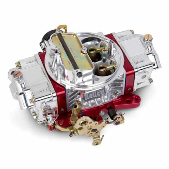 0-76750RD  Ultra Double Pumper Carburetor-750 CFM-4150-Mech. Secondaries-Shiny-Gas