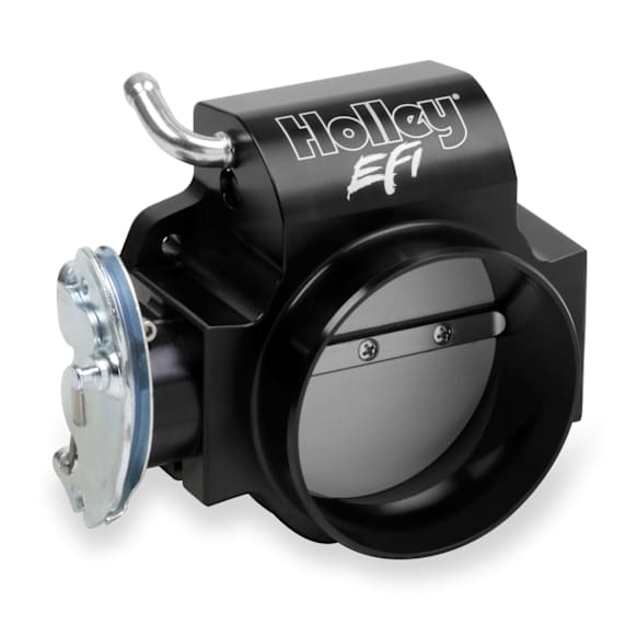 112-589 Universal, BILLET 90mm LS Throttle Body w/ Cable Driver. low RPM Taper