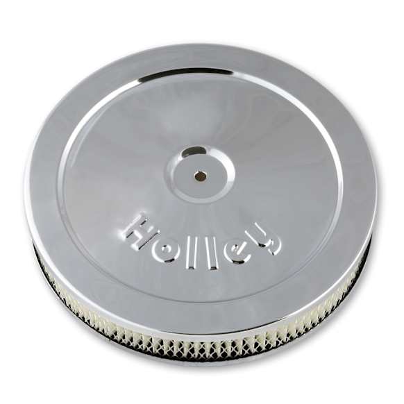 120-145 Chrome Round 10in. -Fits Carburetors w/5.125in. Dia. Neck